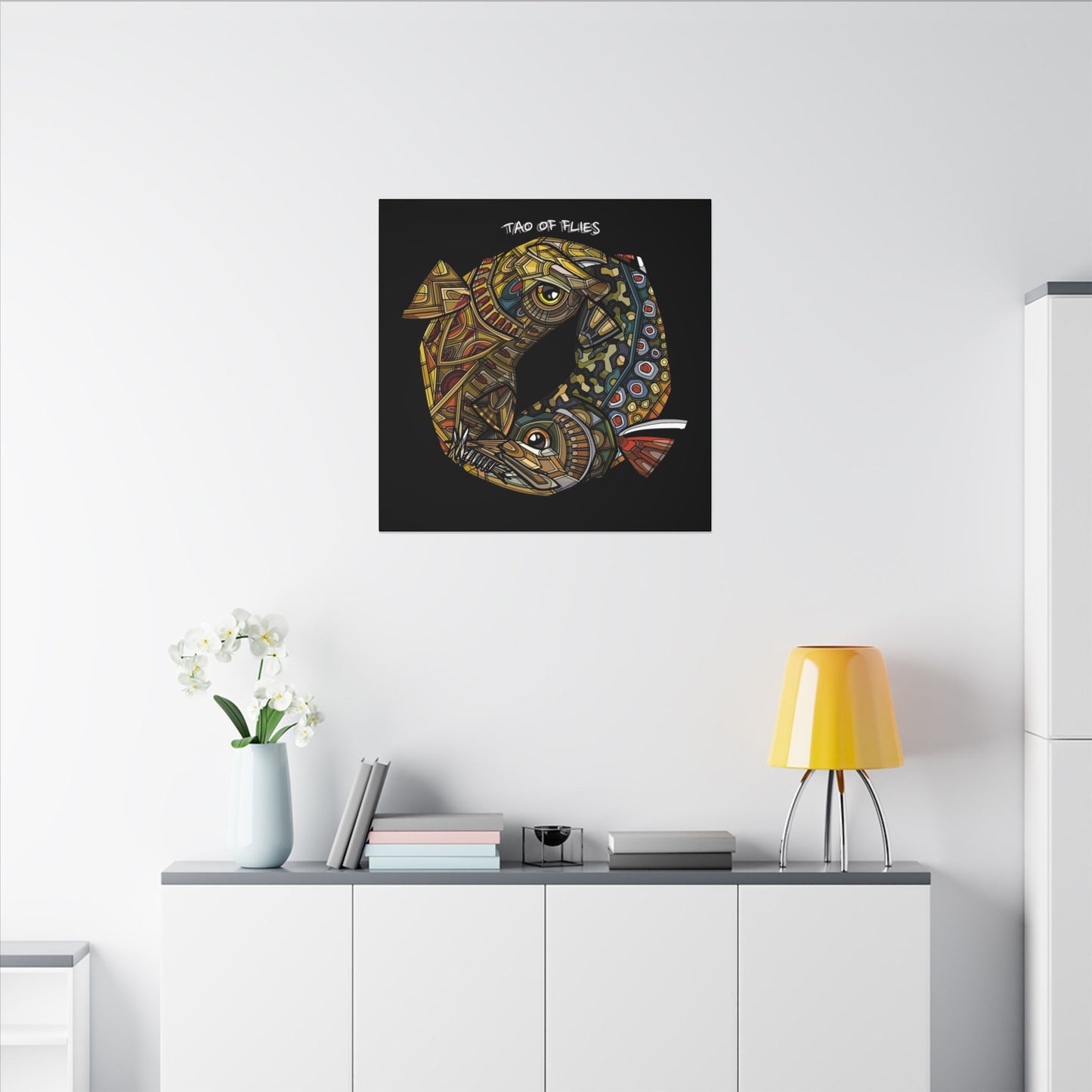 Larko Logo Stretched Canvas Print
