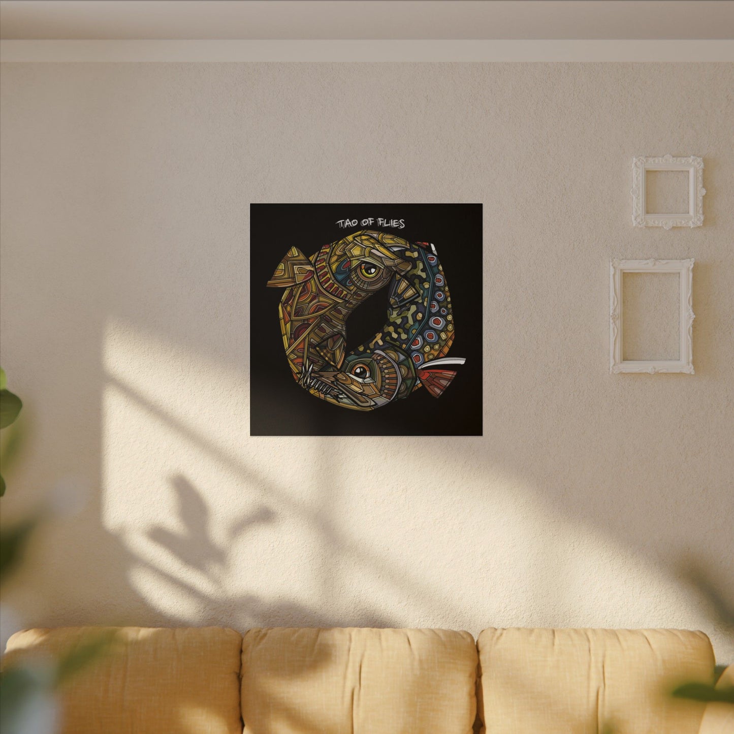 Larko Logo Stretched Canvas Print