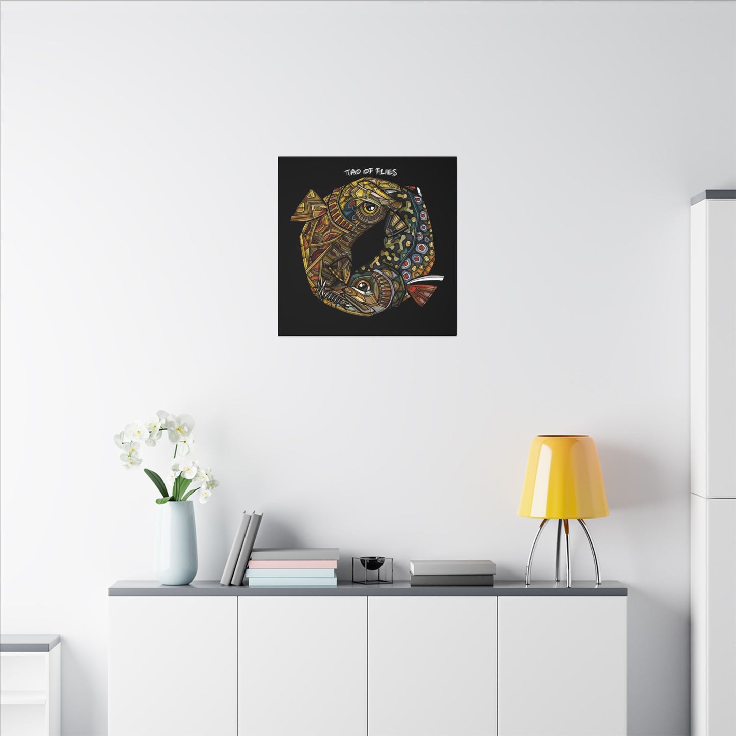 Larko Logo Stretched Canvas Print