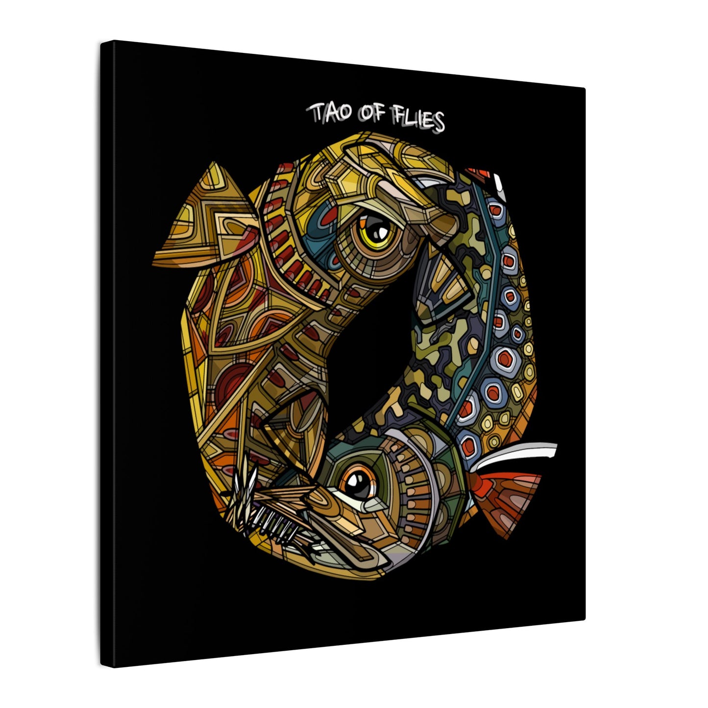 Larko Logo Stretched Canvas Print