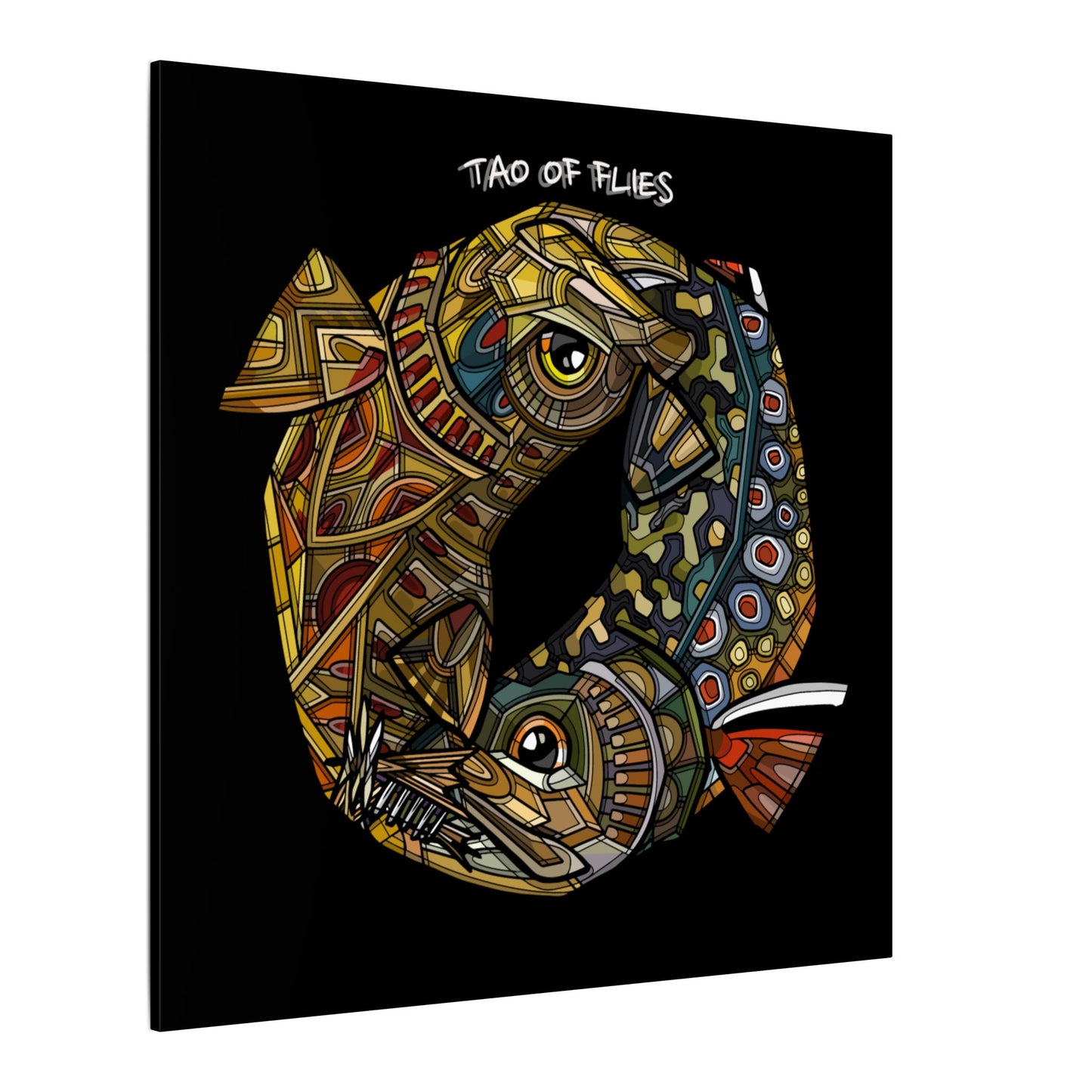 Larko Logo Stretched Canvas Print