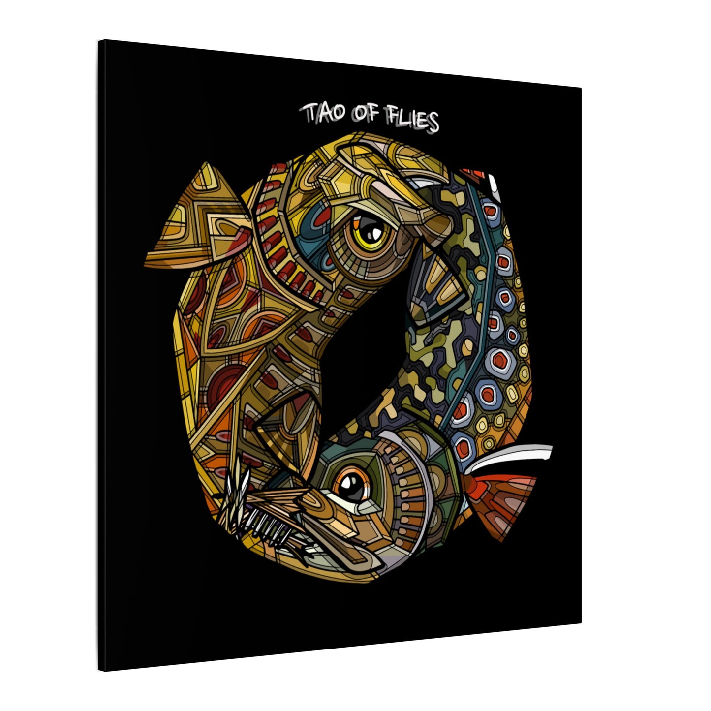 Larko Logo Stretched Canvas Print