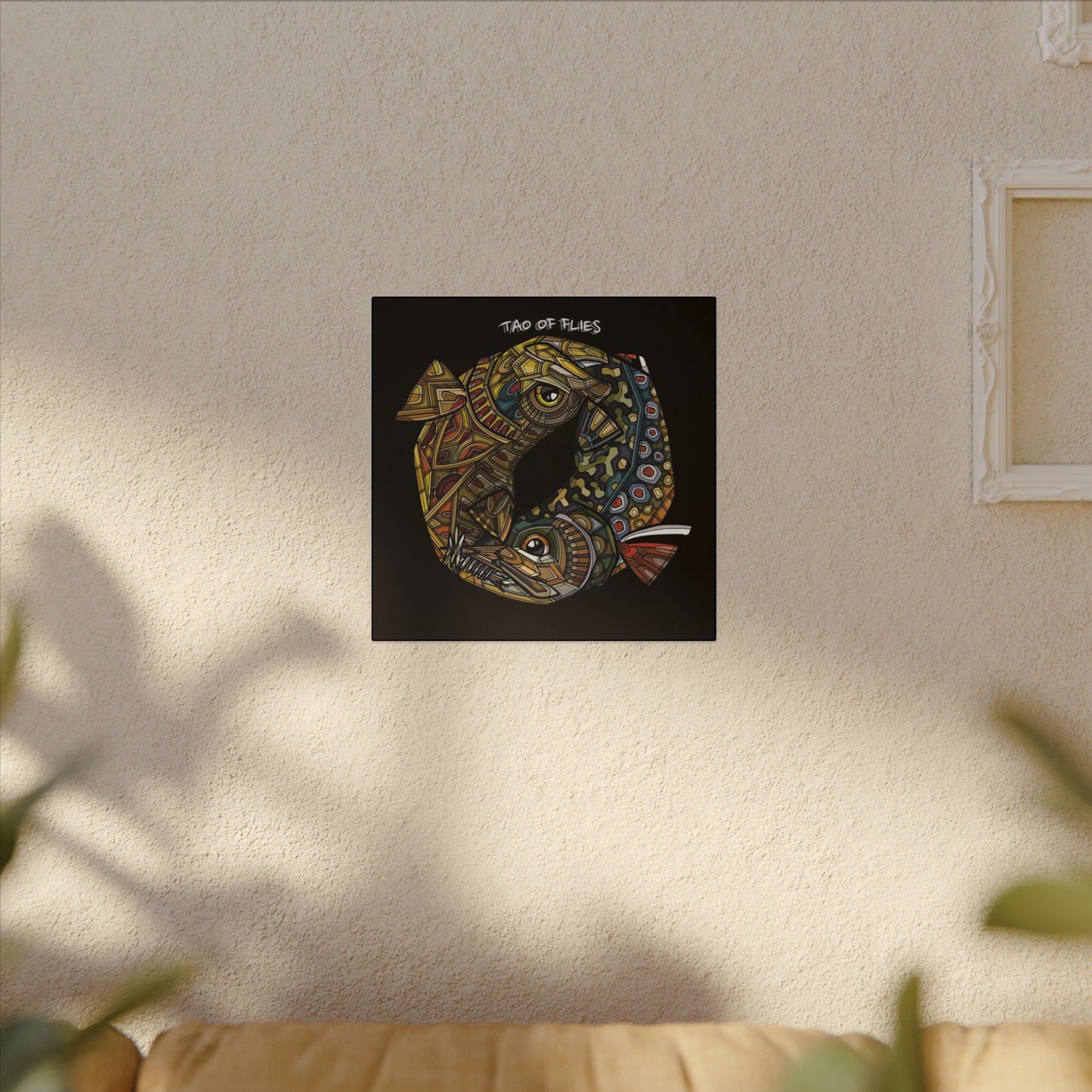 Larko Logo Stretched Canvas Print