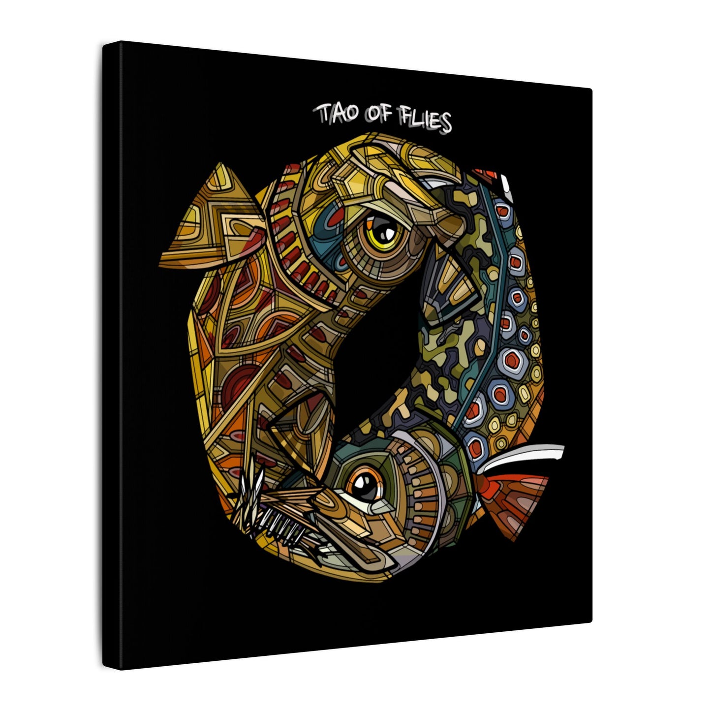 Larko Logo Stretched Canvas Print