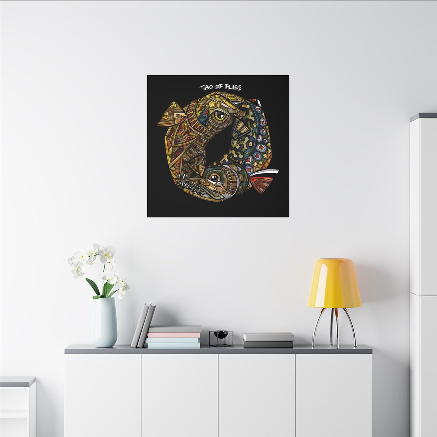 Larko Logo Stretched Canvas Print