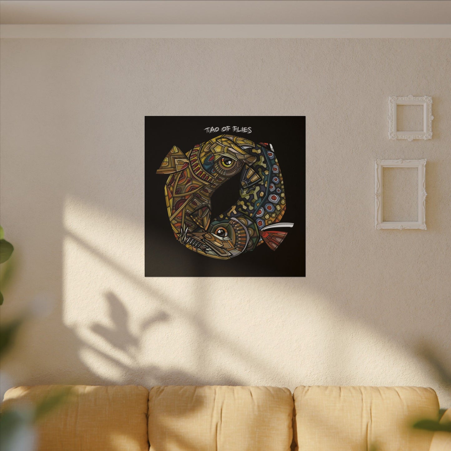 Larko Logo Stretched Canvas Print