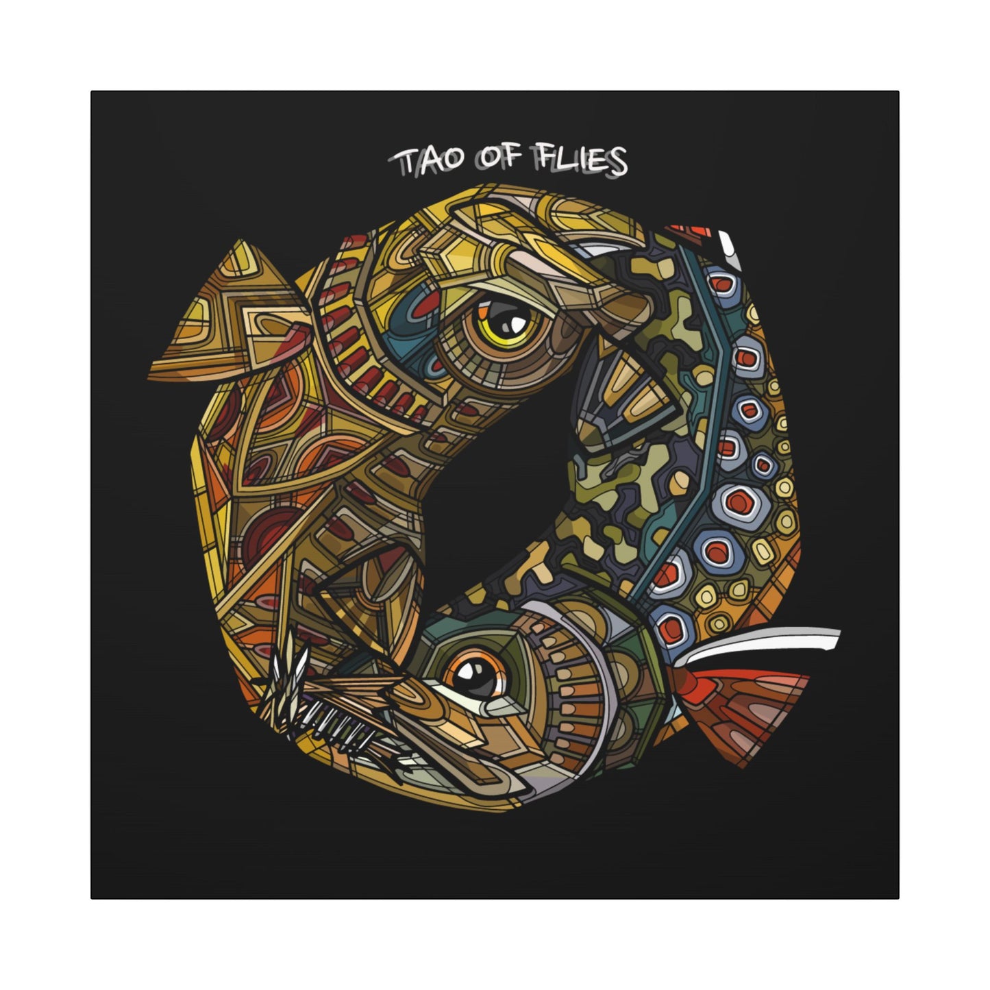 Larko Logo Stretched Canvas Print