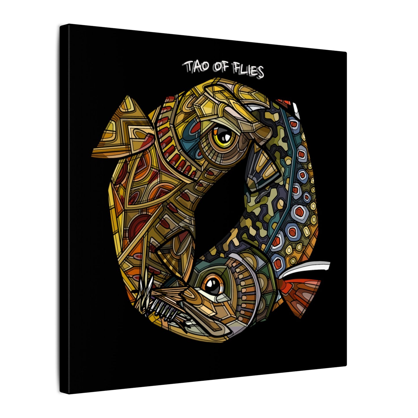 Larko Logo Stretched Canvas Print