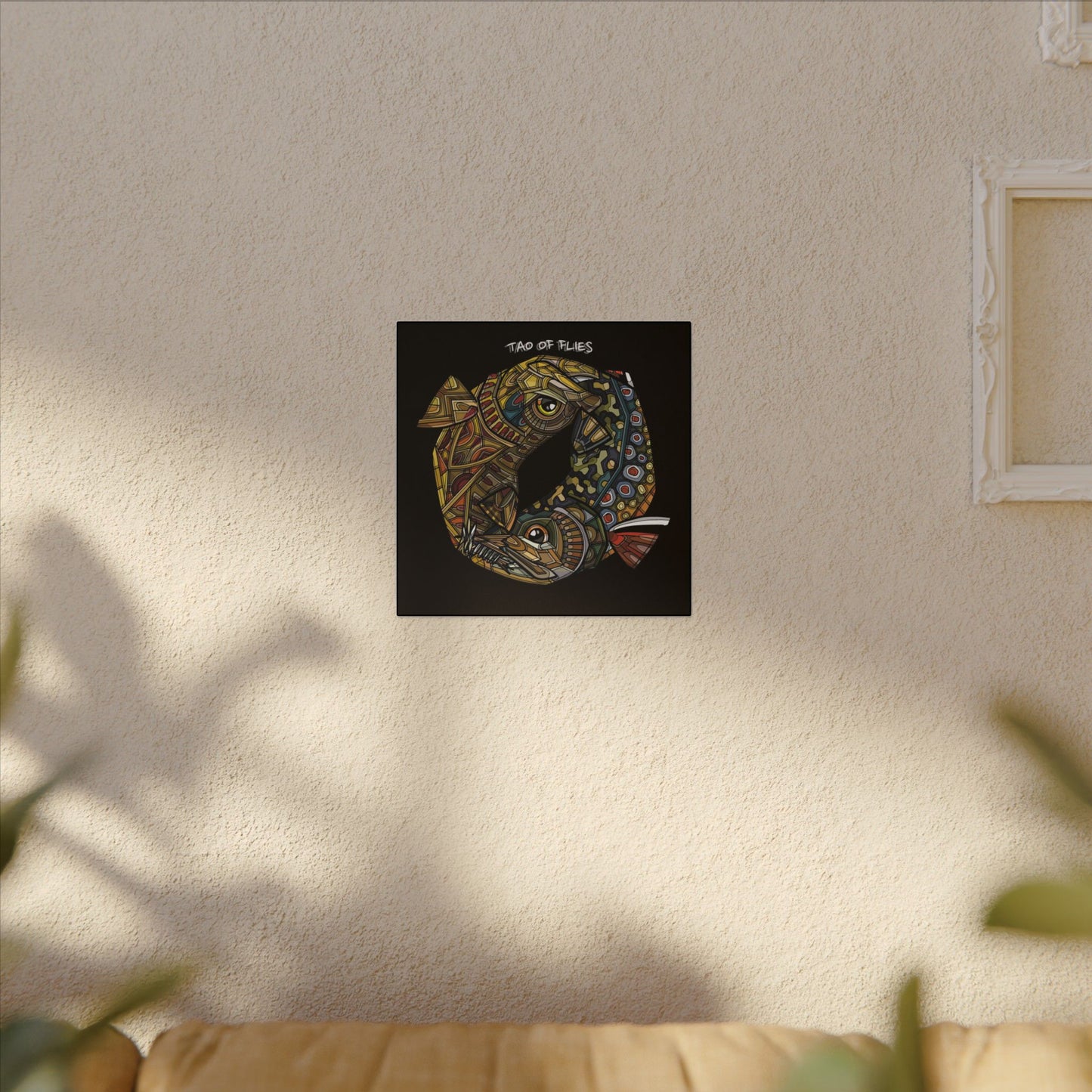 Larko Logo Stretched Canvas Print
