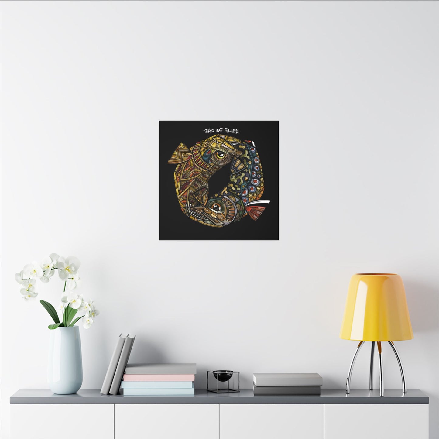 Larko Logo Stretched Canvas Print