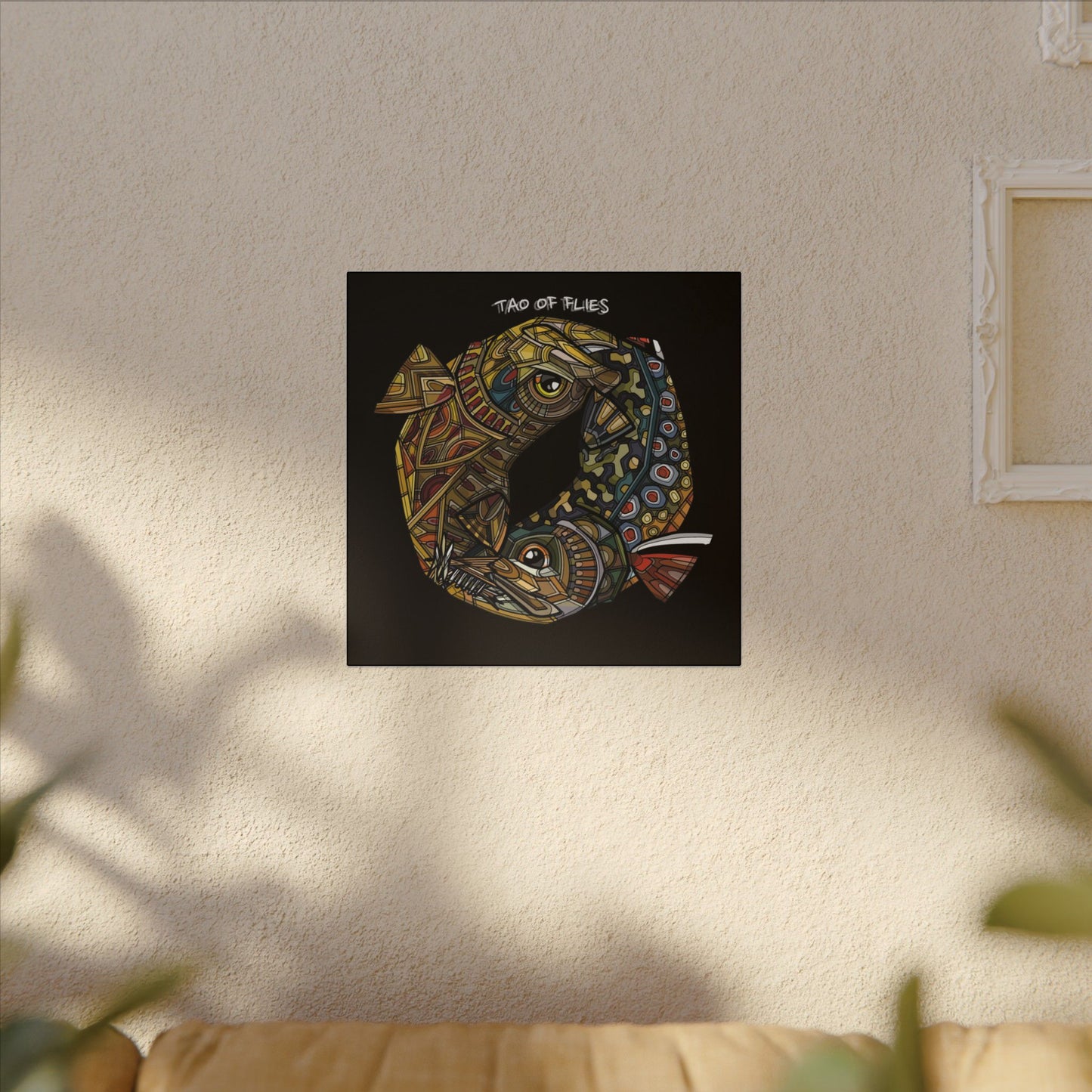 Larko Logo Stretched Canvas Print