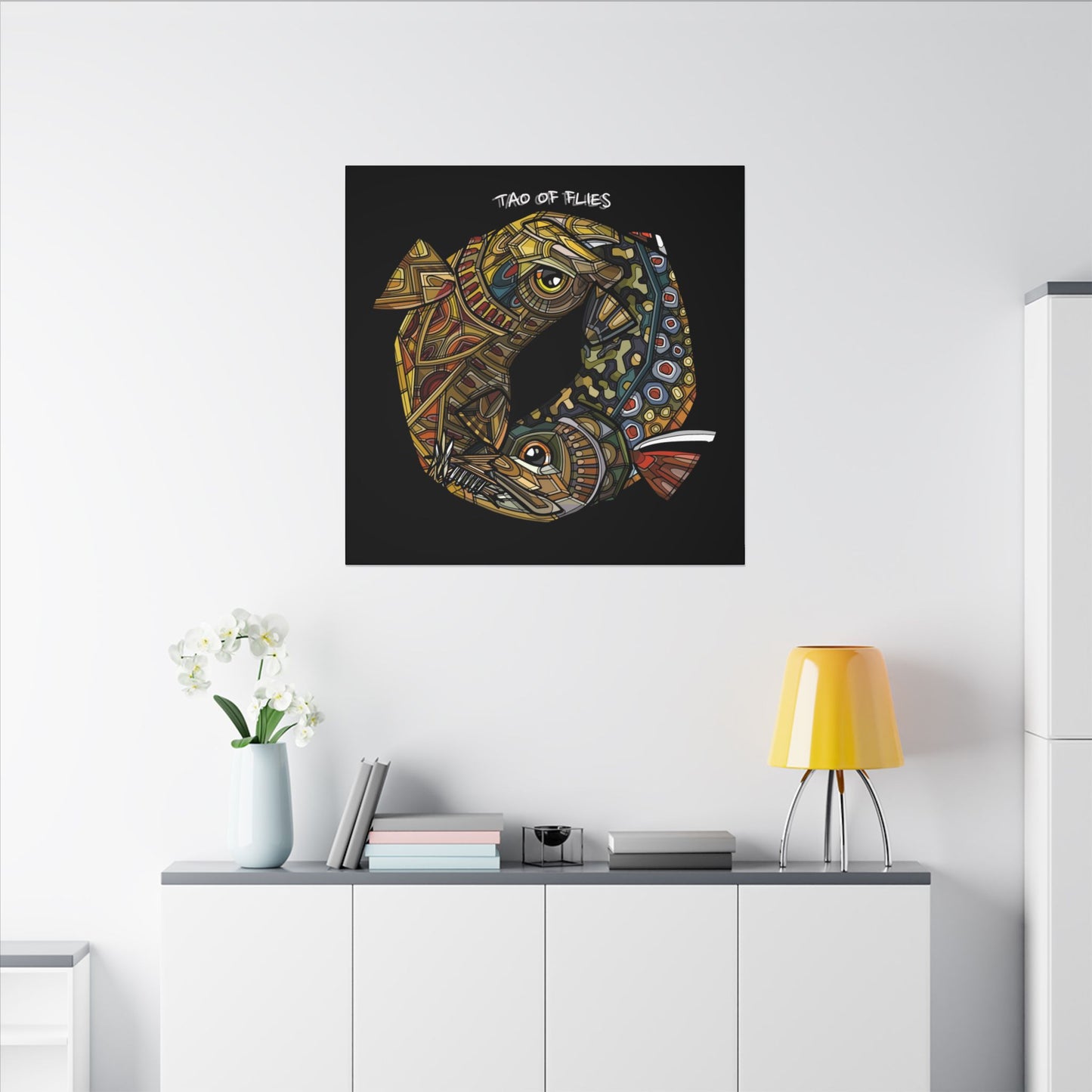 Larko Logo Stretched Canvas Print