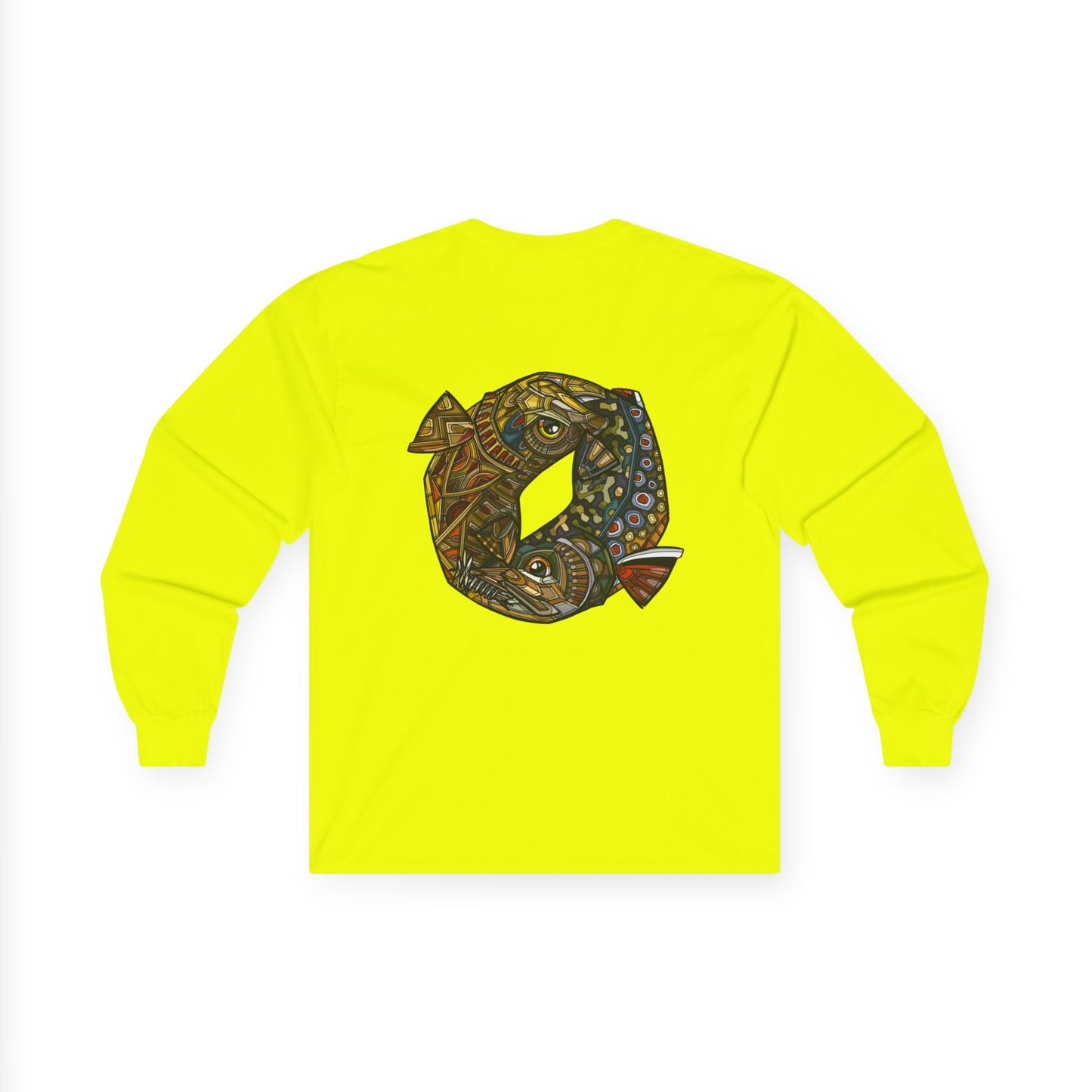Unisex Long Sleeve Back Logo Tee