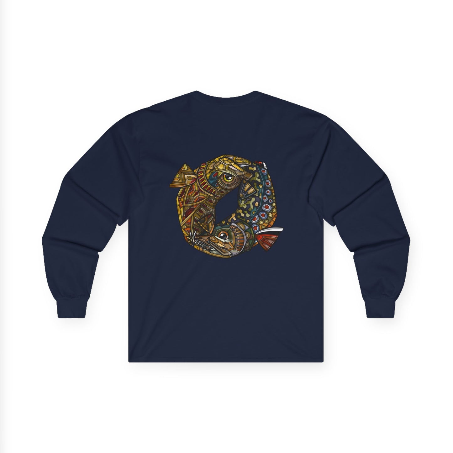 Unisex Long Sleeve Back Logo Tee