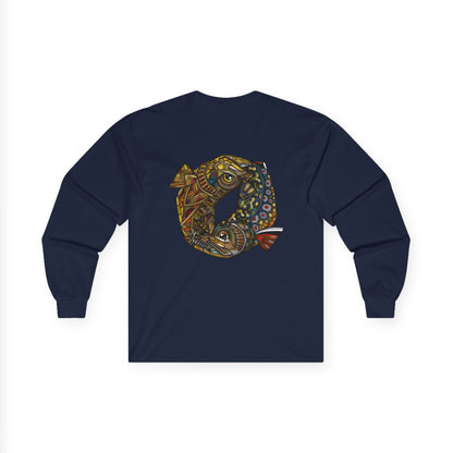 Unisex Long Sleeve Back Logo Tee