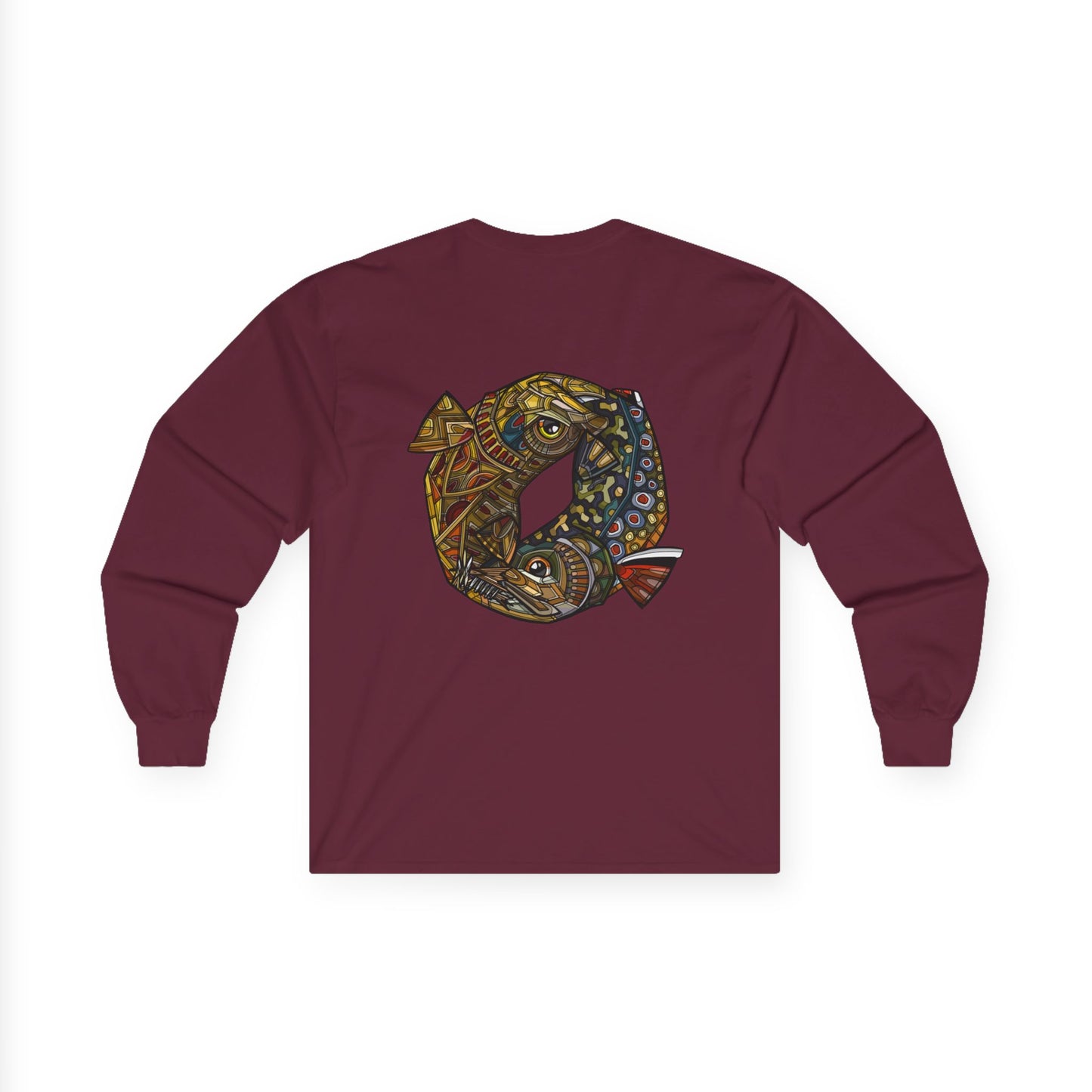Unisex Long Sleeve Back Logo Tee