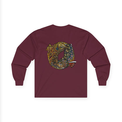 Unisex Long Sleeve Back Logo Tee