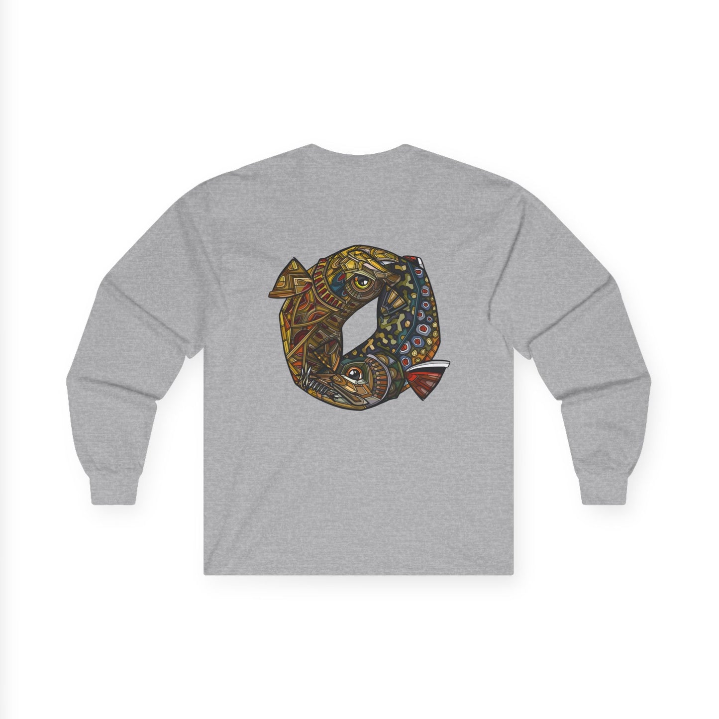 Unisex Long Sleeve Back Logo Tee