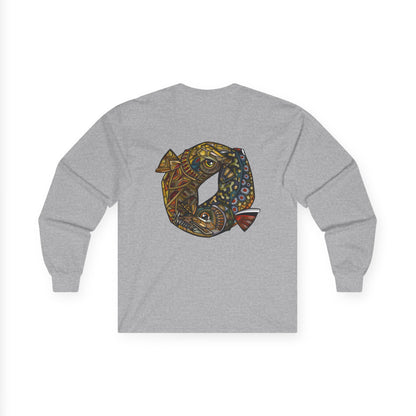 Unisex Long Sleeve Back Logo Tee