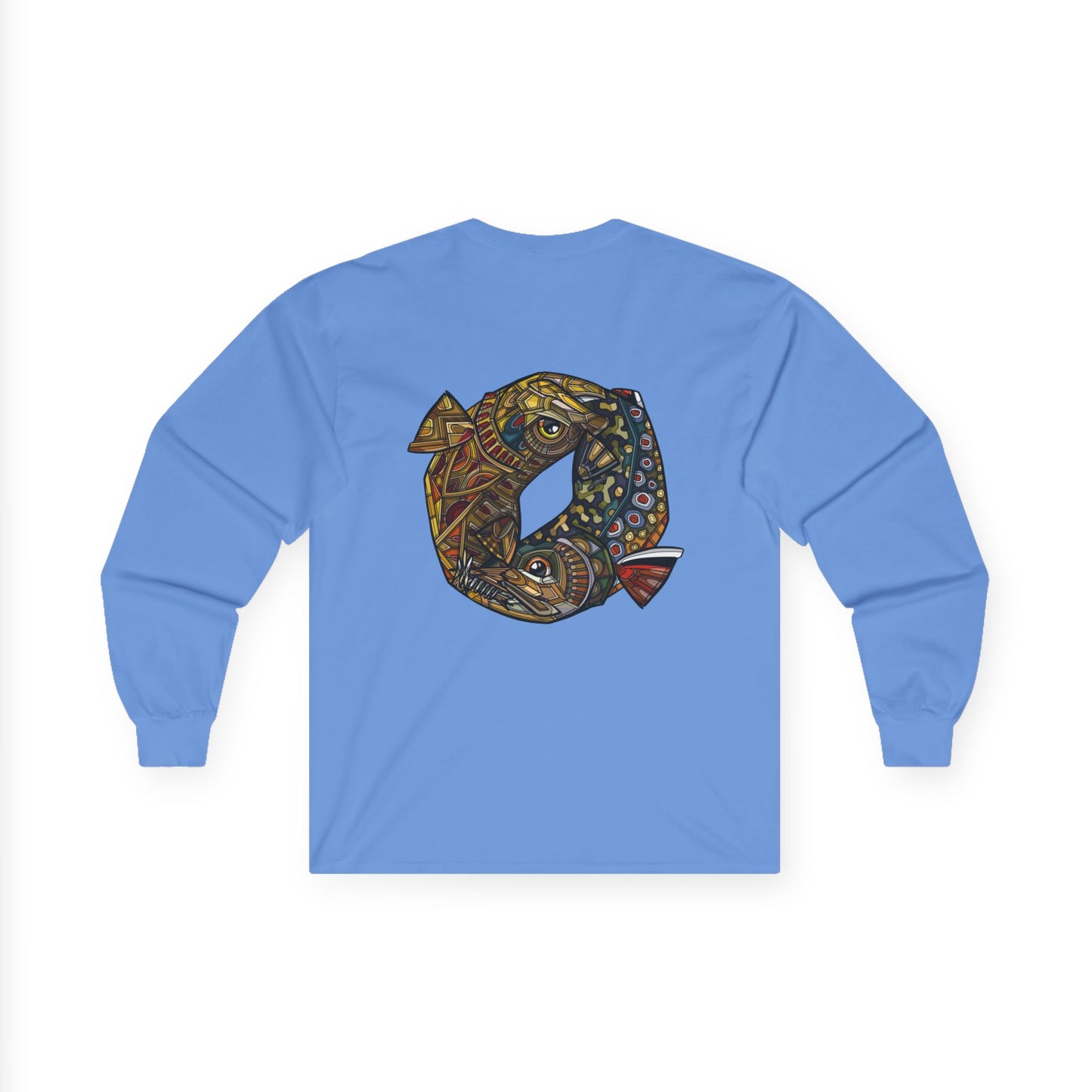 Unisex Long Sleeve Back Logo Tee