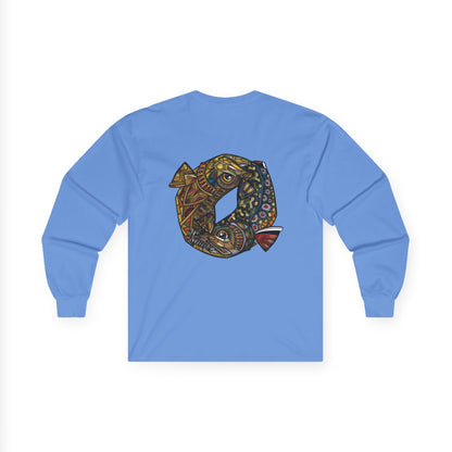 Unisex Long Sleeve Back Logo Tee