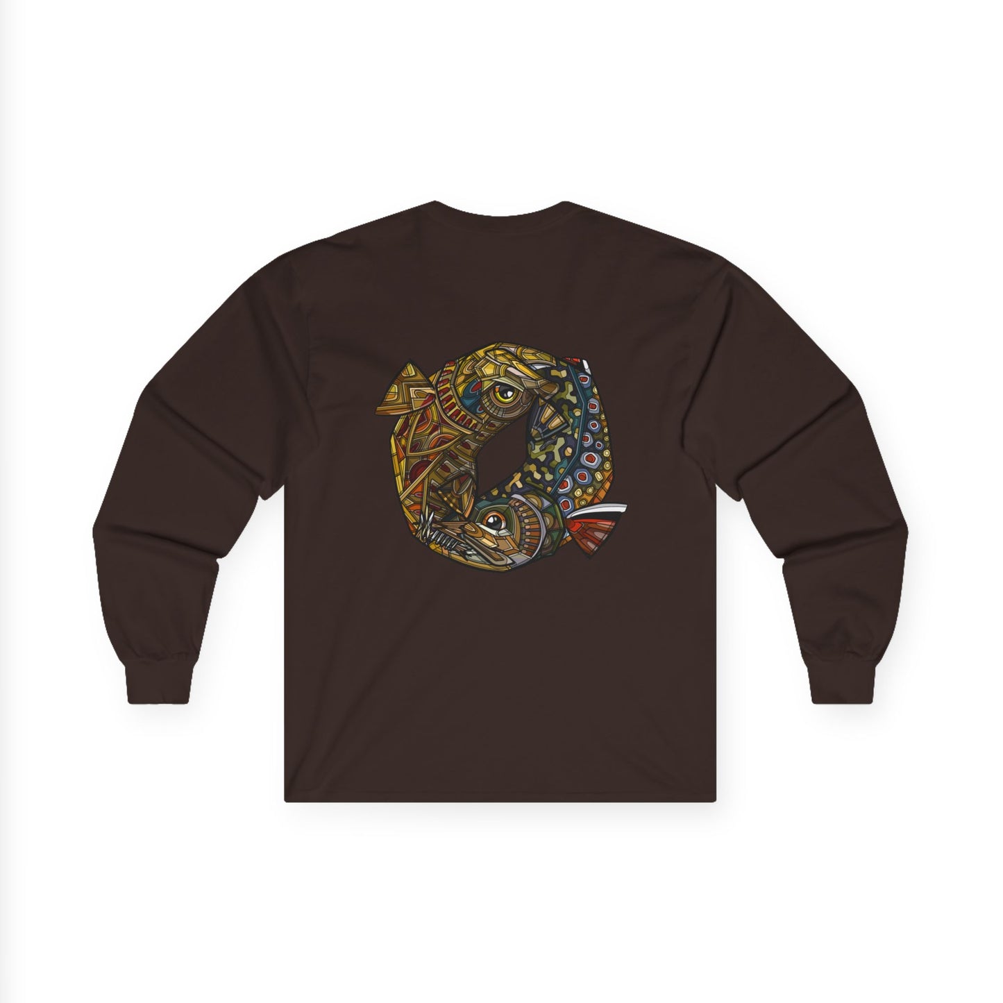 Unisex Long Sleeve Back Logo Tee