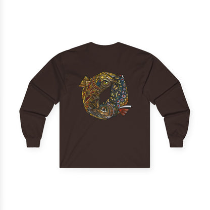 Unisex Long Sleeve Back Logo Tee