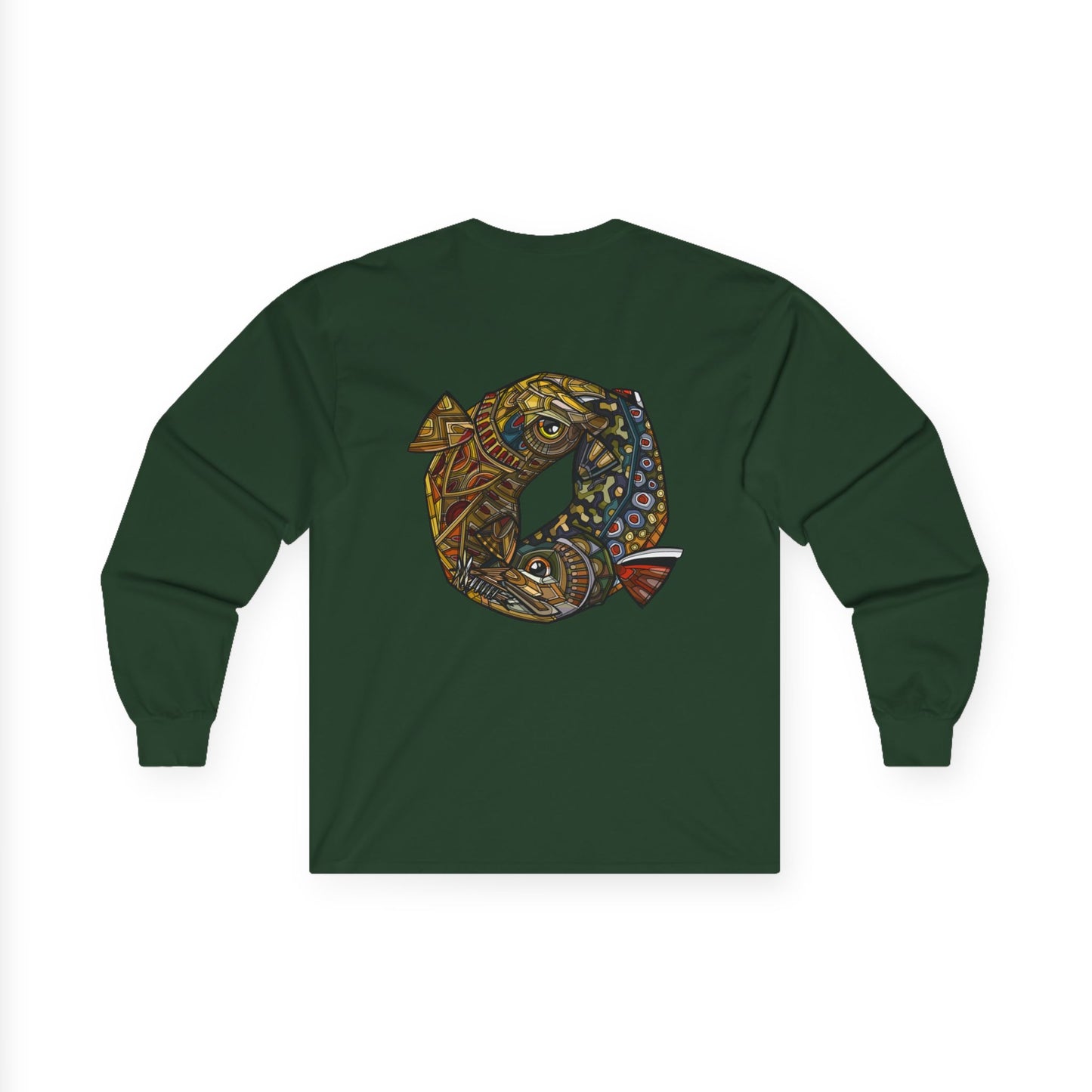 Unisex Long Sleeve Back Logo Tee