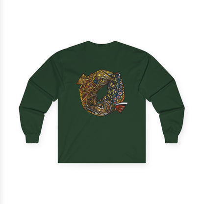 Unisex Long Sleeve Back Logo Tee