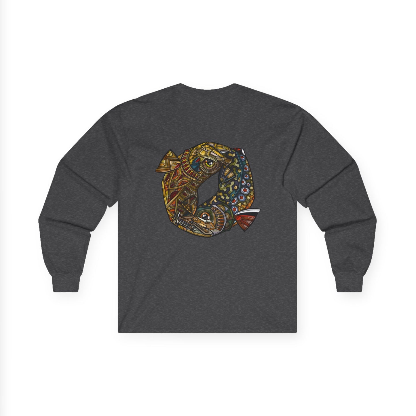 Unisex Long Sleeve Back Logo Tee