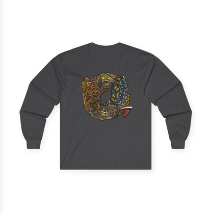 Unisex Long Sleeve Back Logo Tee