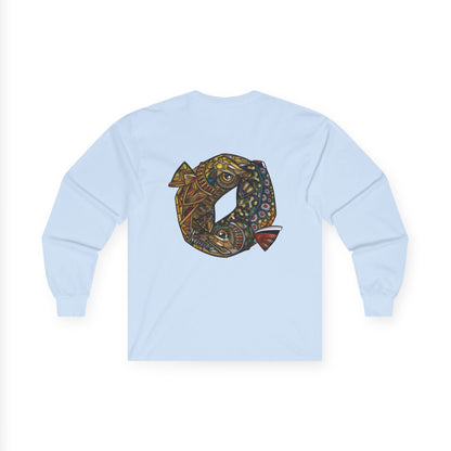 Unisex Long Sleeve Back Logo Tee