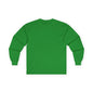 Unisex Long Sleeve Back Logo Tee