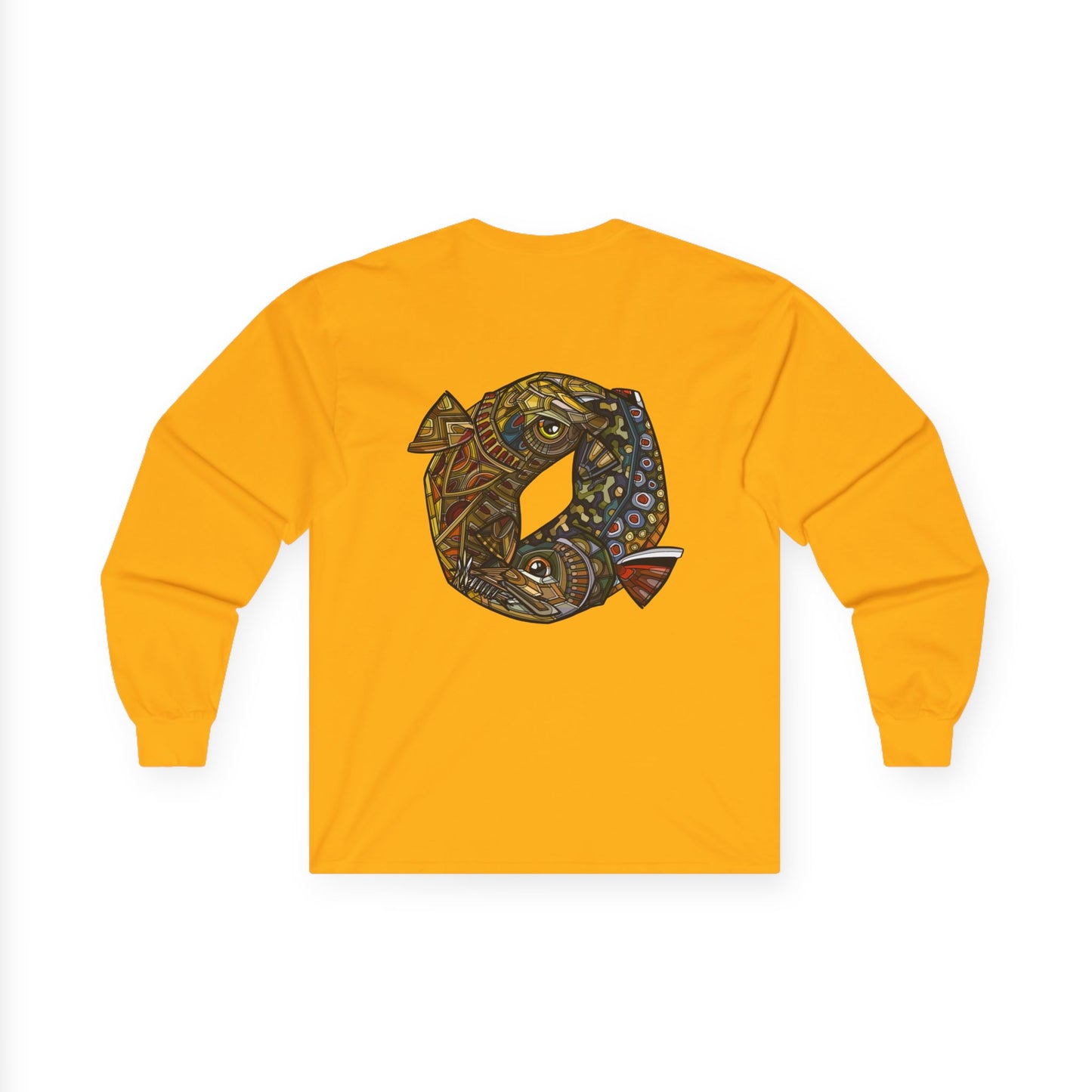 Unisex Long Sleeve Back Logo Tee
