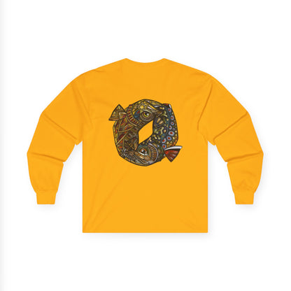 Unisex Long Sleeve Back Logo Tee