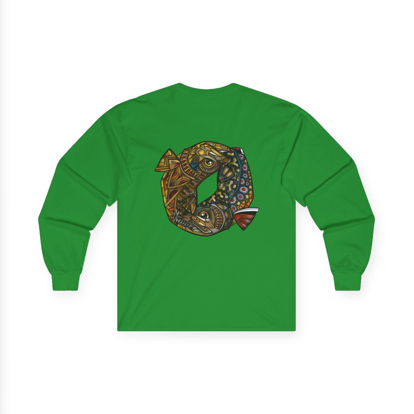 Unisex Long Sleeve Back Logo Tee