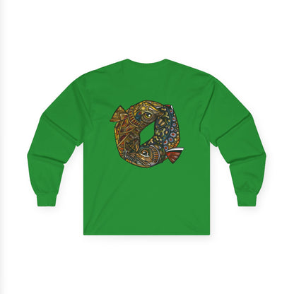 Unisex Long Sleeve Back Logo Tee