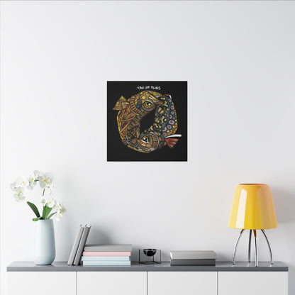 Larko Logo Stretched Canvas Print