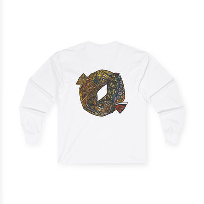 Unisex Long Sleeve Back Logo Tee