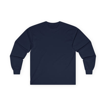 Unisex Long Sleeve Back Logo Tee