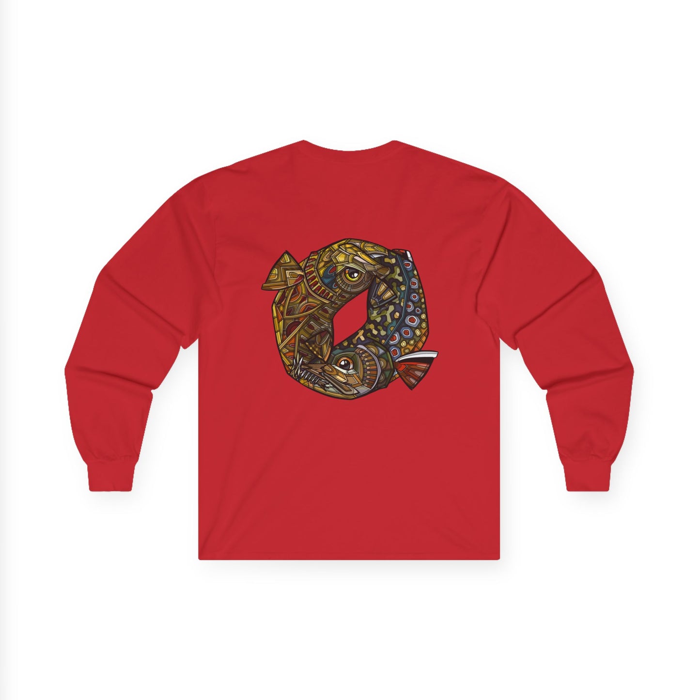 Unisex Long Sleeve Back Logo Tee