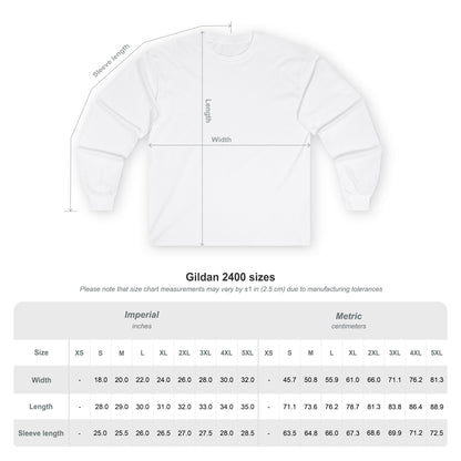 Unisex Long Sleeve Back Logo Tee