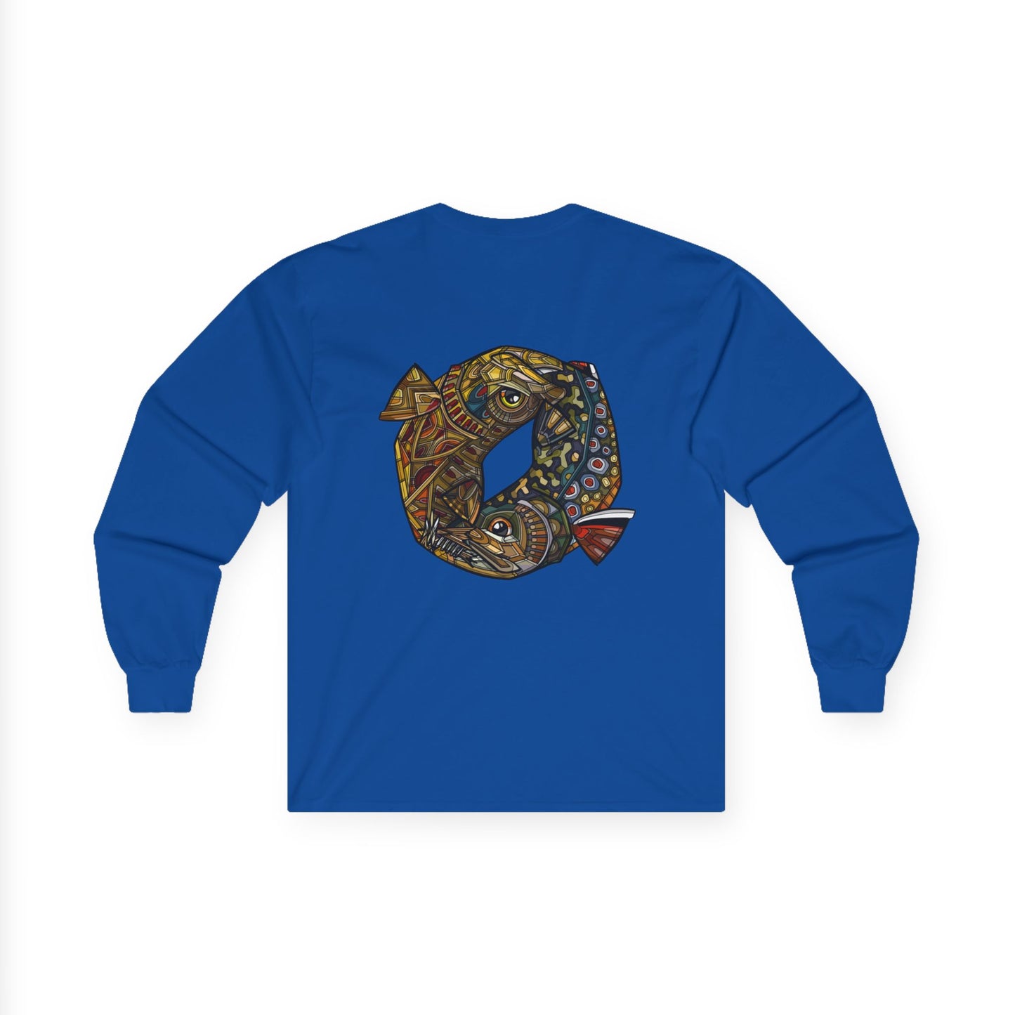 Unisex Long Sleeve Back Logo Tee