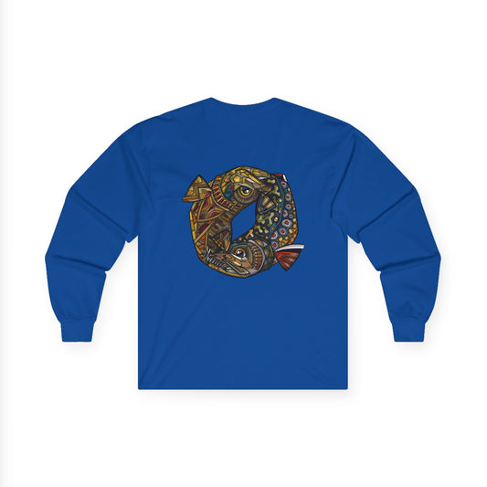 Unisex Long Sleeve Back Logo Tee