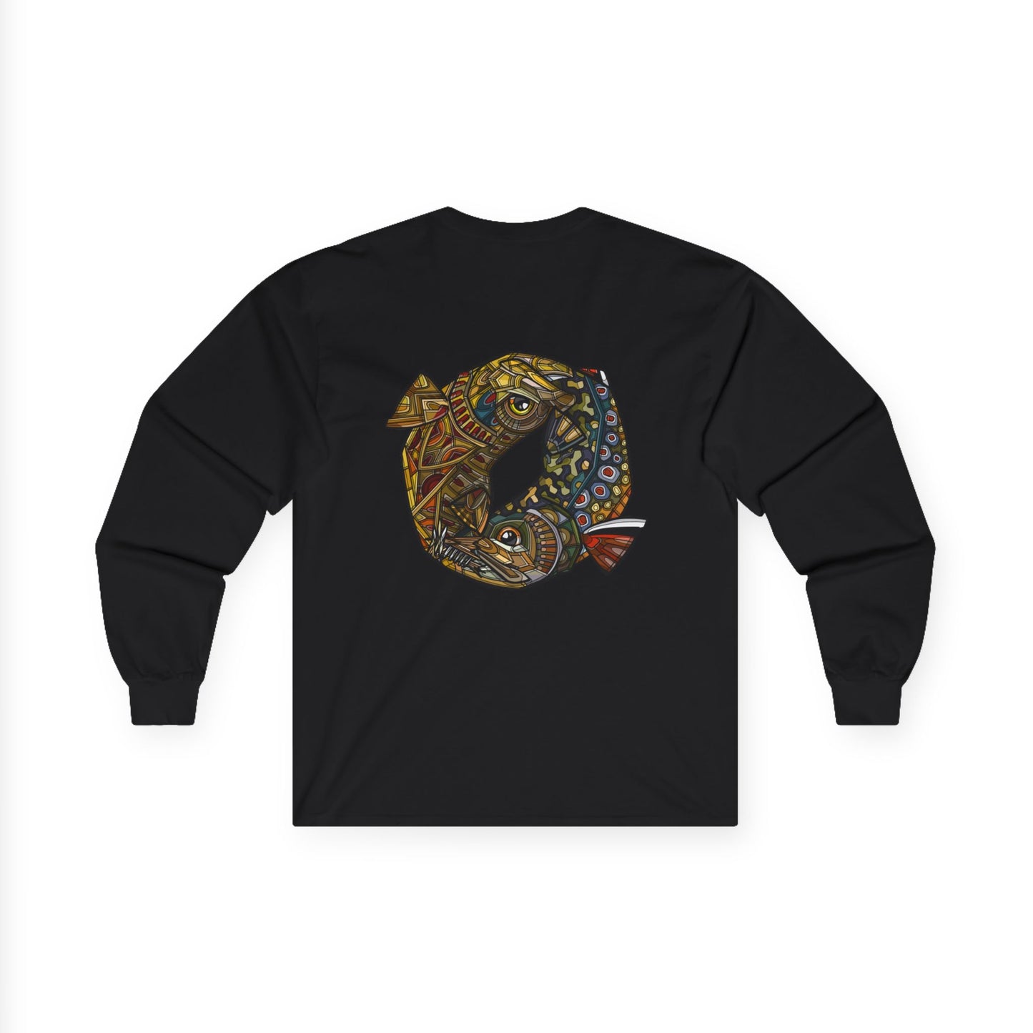 Unisex Long Sleeve Back Logo Tee